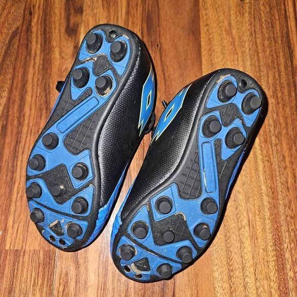 Lotto Blue, Black, and Yellow Soccer Cleats Toddler Size 10 - Picture 6 of 6